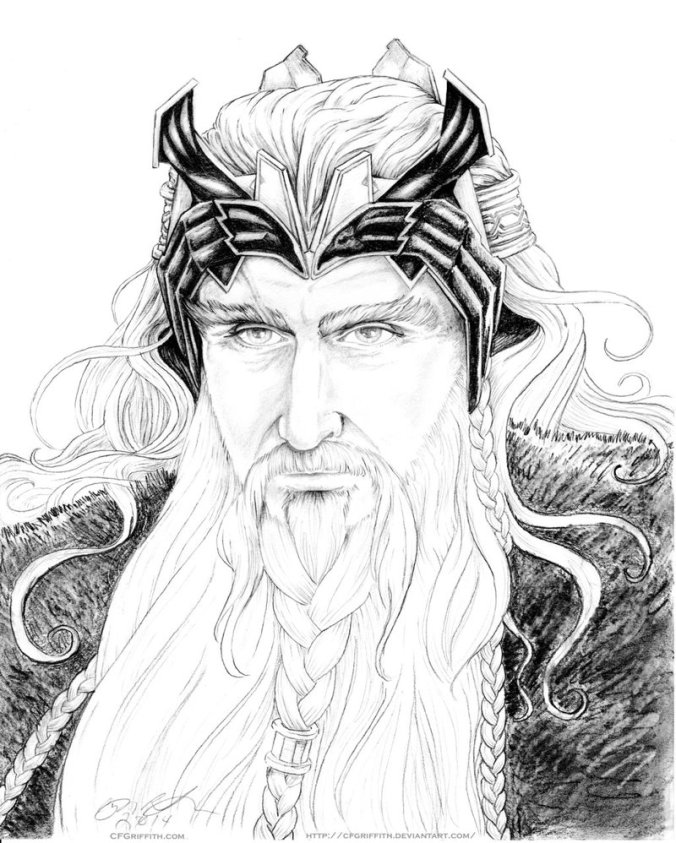 au_king_thorin_pencil_study_by_cfgriffith-d863adp [2113258]